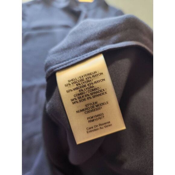 ALICE + OLIVIA Diaz Boxy blue  Shift Dress sz Large - Picture 3 of 4